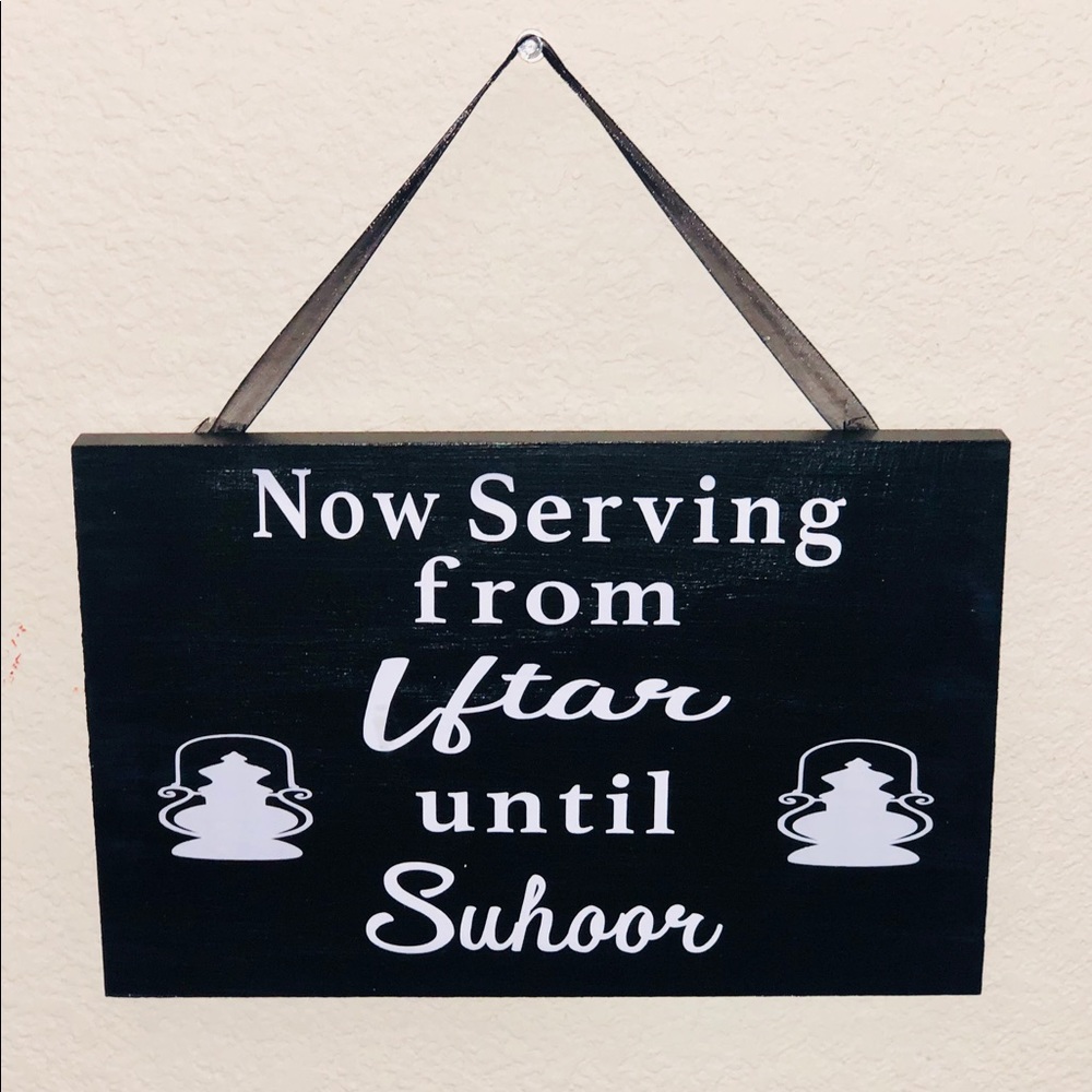 Ramadan Sahoor Plaque